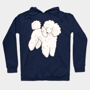 poodle dog illustration Hoodie